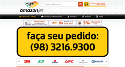 Desktop Screenshot of amazonjet.com.br