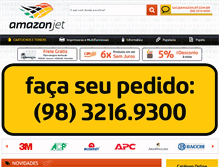 Tablet Screenshot of amazonjet.com.br